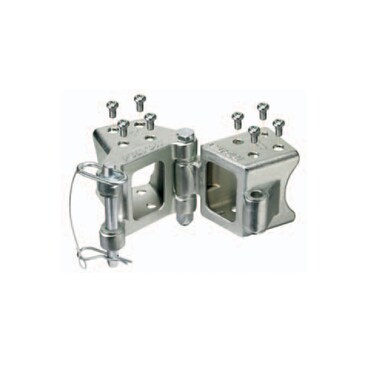 Fulton HDPB350101 Bolt On Folding Trailer Tongue Swing Away Hinge Kit for 2 Inch x 3 Inch Trailer Beams 9000 lbs Capacity Helps Reduce Trailer Length for Storage