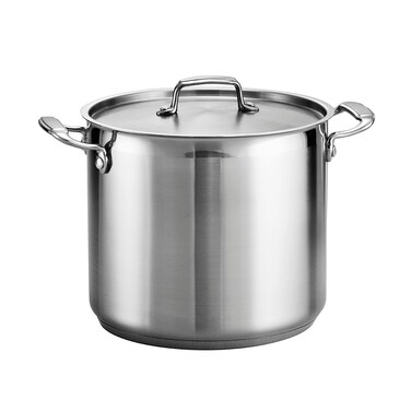 Tramontina Covered Stock Pot Gourmet Stainless Steel 12Quart 80120000DS
