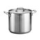 Tramontina Covered Stock Pot Gourmet Stainless Steel 12Quart 80120000DS