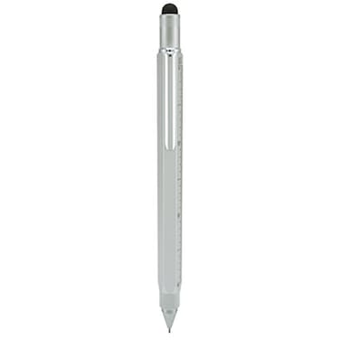 Monteverde USA 9in1 Tool Mechanical Pencil in Silver  Multifunctional Pencil with Stylus Screwdrivers Ruler and Eraser  Exclusive Collection Great Gift for DIY Enthusiasts