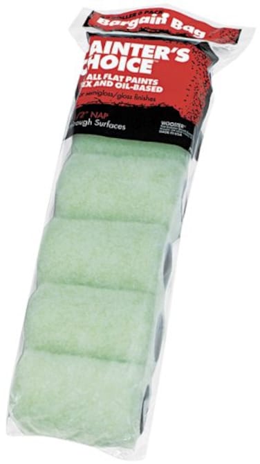 Wooster Brush R2714 Painters Choice Roller Cover 12Inch Nap 6Pack 4Inch