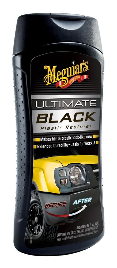 Meguiars G15812EU Ultimate Black Plastic  Trim Restorer 355ml Makes Black Plastic  Trim Look Like New