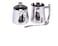 Frieling USA 1810 Stainless Steel Creamer and Sugar Bowl Set  Creamer Pitcher  Metal Creamer and Sugar Set  Stainless Steel Sugar and Creamer Set  Silver Cream and Sugar Holders