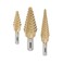 Neiko 10193A Titanium Step Bits Unibit Set 28 Sizes High Speed Steel Standard SAE Step Drill Bit Set Step Bits for Metal Unibit Step Drill Bits Industrial Unibit
