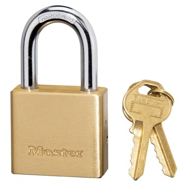 Master Lock 575DPF Padlock 112inch Wide Solid Brass