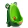 Foryee Cute Frog Potty Training Urinal for Boys with Funny Aiming Target  Blackish Green