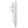 Wright Products  Standard Duty Pneumatic Screen and Storm Door Closer with TAP N GO White