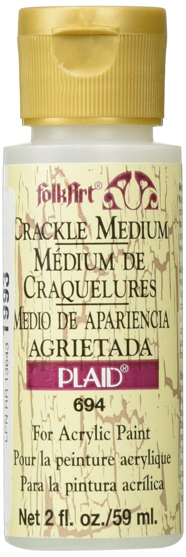 FolkArt Medium 2Ounce 694 Crackle White