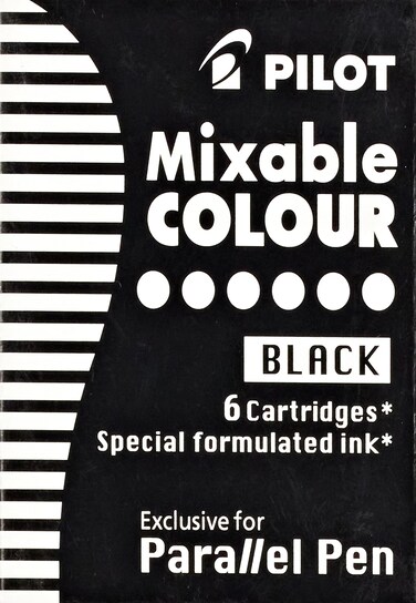 Pilot Parallel Pen Refill Black 6 Pack