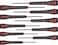 EKLIND 92300 PSD Hex allen Precision Screwdriver  10pc set SAE Inch Sizes 028532