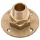 HomeFlex 11464008 34Inch Brass Corrugated Stainless Steel Tubing x MIPT Termination Flange