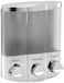 Better Living Products 763441 Euro Series TRIO 3Chamber Soap and Shower Dispenser Chrome