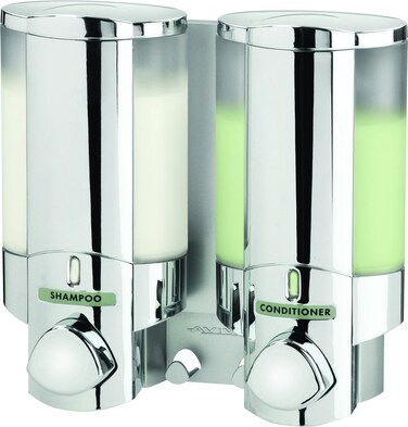 Better Living Products 762451 AVIVA Two Chamber Dispenser Chrome