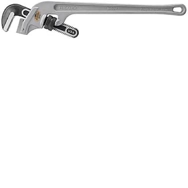 RIDGID 90127 E924 Aluminum Pipe Wrench 24inch End Pipe Wrench Plumbing WrenchSilverSmall