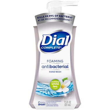 Dial Antibacterial Foaming Hand Wash Soothing White Tea 75 fl oz