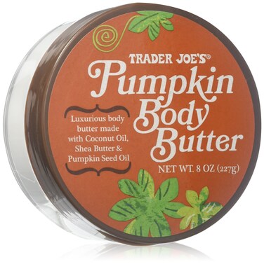 Trader Joes Pumpkin Body Butter  Luxurious Body Butter Made with Coconut Oil Shea Butter  Pumpkin Seed Oil  8oz 227g