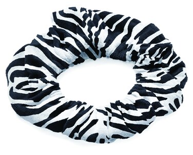 TASSI Zebra Hair Holder Head Wrap Stretch Terry Cloth The Best Way To Hold Your Hair SinceEver