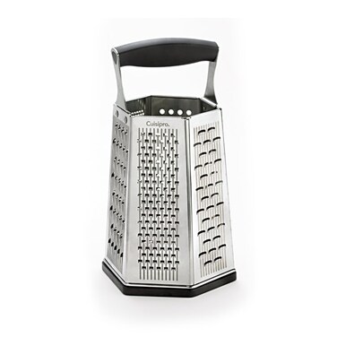 CUISIPRO 6 Sided Box Grater One size Black