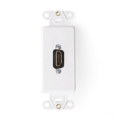 Leviton 41647W Decora Insert HDMI Wallplate White 10ft