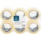 Business Source Heavyweight Package Sealing Tape  Clear pack of 6