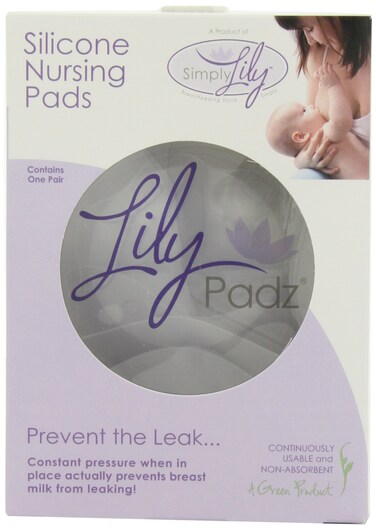 LilyPadz Reusable Silicone Nursing Pads Single Pair Regular Size