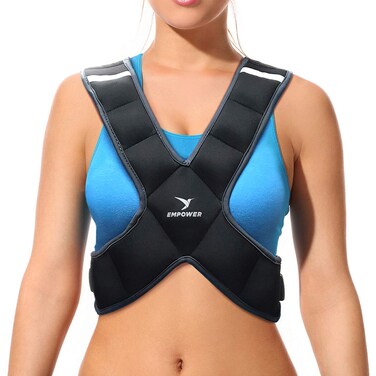 Empower Weighted Vest for Women  Workout Vest  Fixed 8lbs or Adjustable 10121416lbs  Adds Resistance to Fitness Routine  Increases Intensity To Burn More Calories