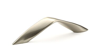 Richelieu Hardware BP255996195 Niagara Collection 3 34inch 96 mm CentertoCenter Brushed Nickel Modern Cabinet and Drawer Pull Handle for Kitchen Bathroom and Furniture