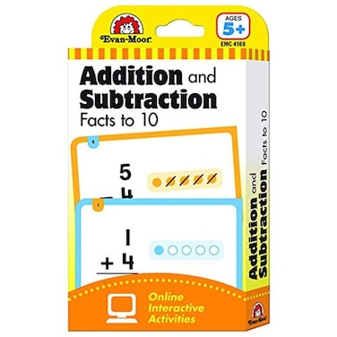 Constructive Playthings 4168 Flashcards  Beginning Addition and Subtraction Facts to 10