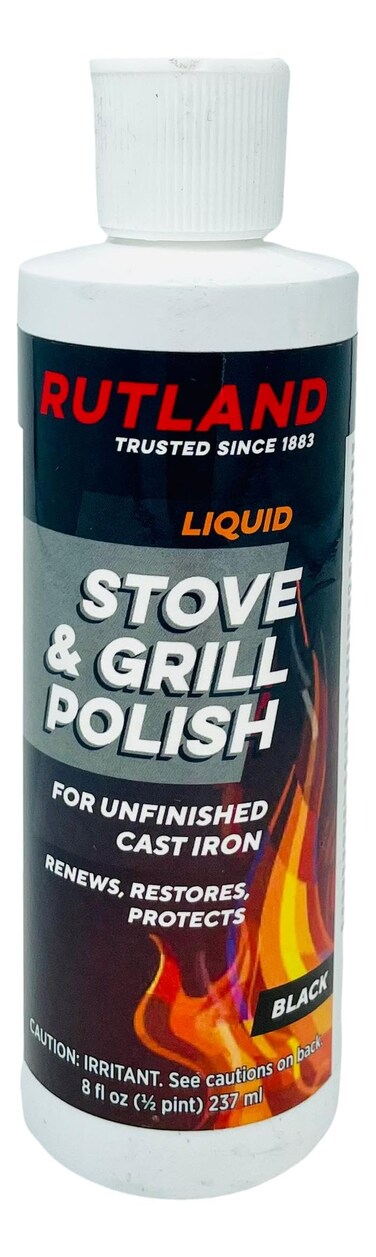 Rutland Products Grill Liquid Stove Polish 8 Fl Oz Pack of 1 Black