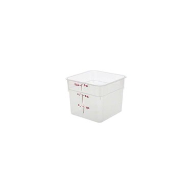 Cambro 6SFSPP190 CamSquare Storage Container Translucent 6 qt