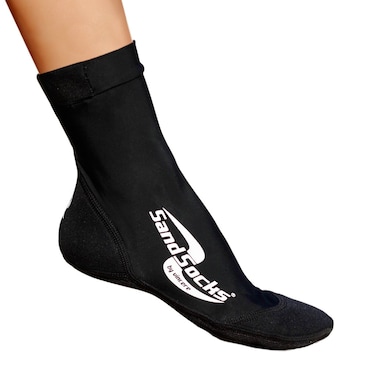Sand Socks Vincere for Soccer Volleyball Snorkeling Medium Black