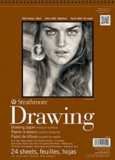 Strathmore 4001 400 Series Drawing Pad Medium Surface 4x6 24 Sheets