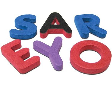 Teacher Created Resources Magnetic Foam Small Uppercase Letters 55 Pieces