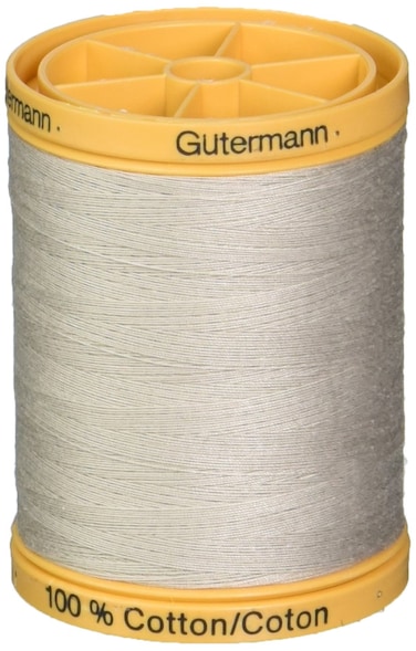 Gutermann Natural Cotton Thread Solids 876yd Sandy Gray