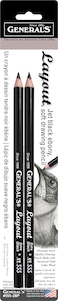 General Pencil 639393Layout Graphite Drawing Pencils 2Pkg2B