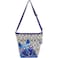 Laurel Burch Tote Zipper Top 12 by 312 by 812Inch Tres Gatos BlueGold