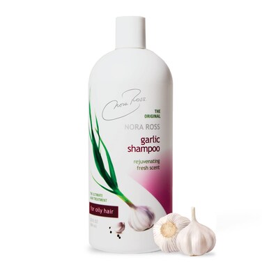Nora Ross Classic Garlic Shampoo for Hair Loss Hair Growth  Thickening Formula for Normal to Dry Hair Scalp Cleansing  AntiDandruff Shampoo with Rosemary 32 Oz Oily Hair