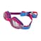 TYR Swimple Tie Dye Kids Swim Goggles  PinkBlue