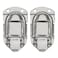 Reliable Hardware Company RH26102A RH Draw Latch Silver
