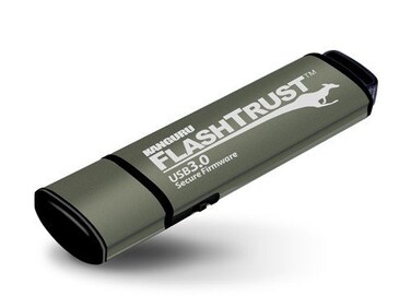 Kanguru FlashTrust WPKFT3 USB Drive WPKFT3128GBlack green