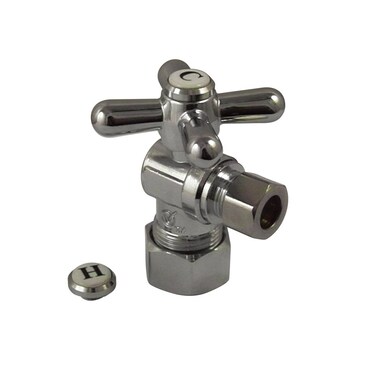 Kingston Brass CC53301X Vintage Classic 58Inch X 38Inch OD Compression Angle Stop with Cross Handle 218Inch Polished Chrome