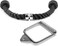 Yes4All Combo Tricep Rope  Single DHandle for Cable Machine  Chrome DHandle Cable Attachment  Tricep Rope Pull Down
