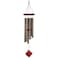Woodstock Wind Chimes of Pluto Wind Chimes for Outside 27 Bronze Small Light Sound Wind Chime Decor for Outdoor Garden Patio Porch Encore Collection