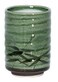 8 oz Japanese Tea Cup Green Sasa by MIYA