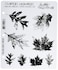 Stampers Anonymous Tim Holtz Cling Rubber Stamp Set Falling Leaves CMS097