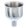 SE Stainless Steel Funnel for Flasks Small Metal Funnel for Filling Drinking Liquor Flask Transferring Oil Juice Milk Attached ScrewOn Cap