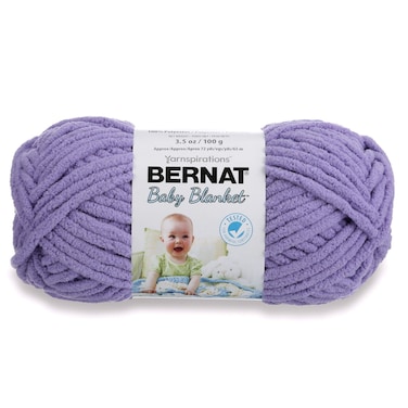 Bernat Baby Blanket Yarn 35 oz Gauge 6 Super Bulky Lilac