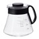 Hario V60 Glass Range Coffee Server 600ml Black