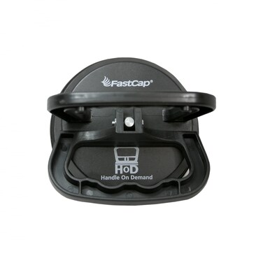 FastCap HODSINGLE SingleHand HandleonDemand Lift with Suction Pad Black Red