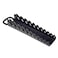Ernst Manufacturing Gripper Stubby Wrench Organizer 11 Tool Black